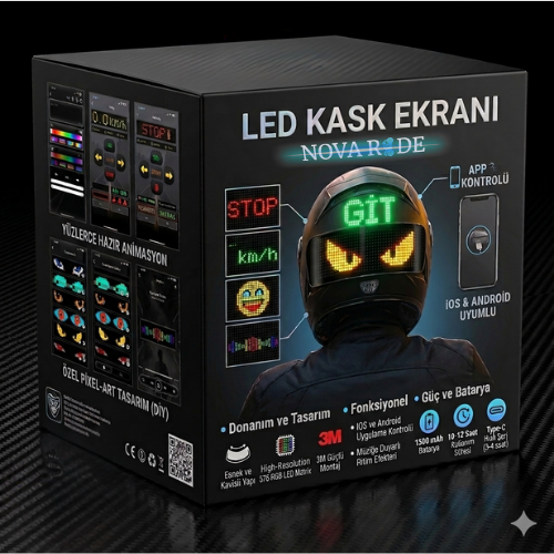 NOVARIDE™ LED Kask Ekranı
