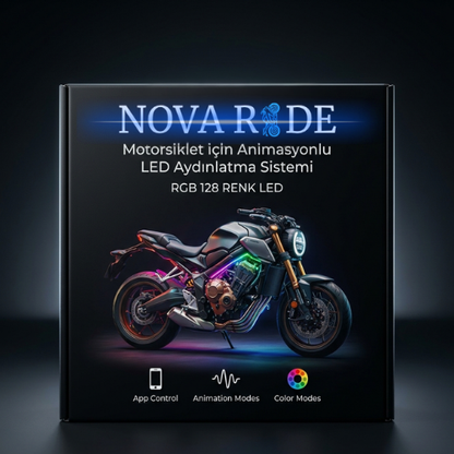 NOVARIDE™ Motosiklet Animasyonlu Işık Kiti